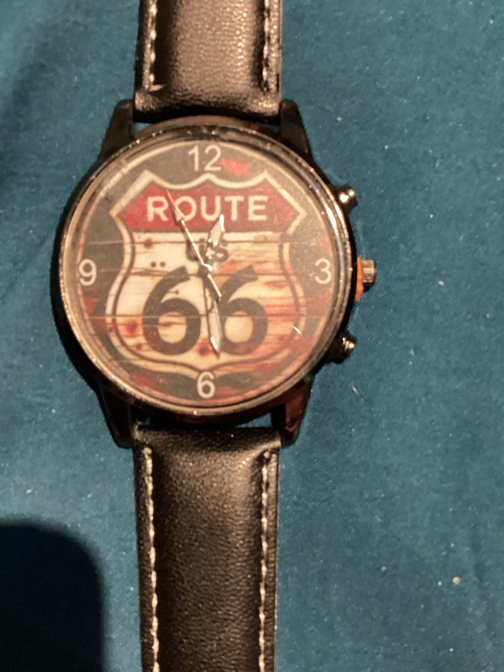 Watch on Leather Strap